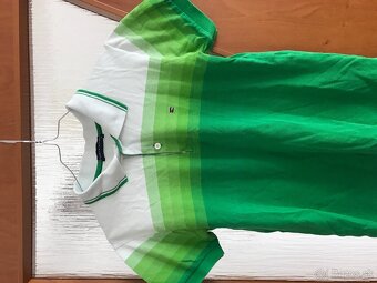 TOMMY HILFIGER originál hraskovo/limetkove polotricko S/M - 8