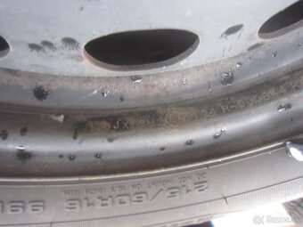 16" pl. disky Karoq, Superb so zim. pneu Fulda 215/60R16 99 - 8