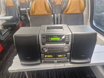 Prenosné rádio veža AIWA 230v 12v Autoberia aj Baterky - 8