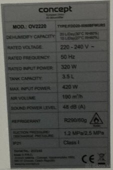 Concept OV2220 perfect air +3 uhlíkový filter + 3 prachový - 8
