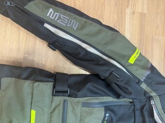 Pánska textilná bunda na moto MBW MEMPHIS GREEN - 8