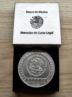 Strieborná investičná minca 5oz 999.9 Piedra de Tizoc - 8