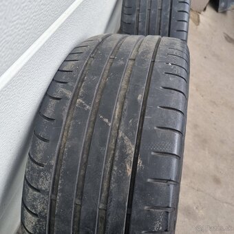 ALU disky Toyota 5x114,3 + pneu 225/45 r17 letne. - 8