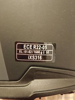 Predám helmu IXS 316 veľkosť XL - 8