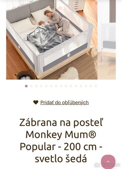 Predam zábranu na manželskú posteľ Monkey Mum - 8