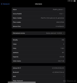 iPad Pro 12,9" 512 GB M2 Strieborný 2022 + Magic Keyboard SK - 8