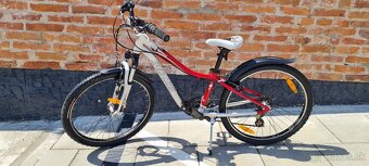 Bicykel Specoalized 24" junior cervenobordovy - 8