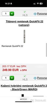 GARMIN 22mm Titan Quickfit - 8