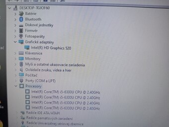 predám Lenovo Thinkpad t470 / Intel core i5 / 256gb ssd - 8