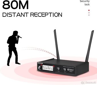 Bezdrôtový mikrofónny systém Debra Audio PRO VM302 - 8
