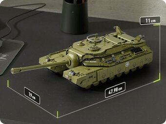 Rôzne tanky + postavičky - typ lego - nové, nehran - 8