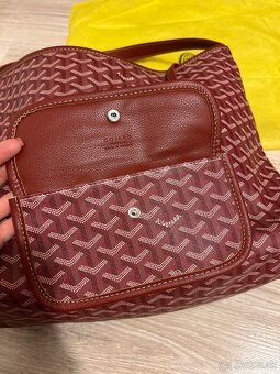Goyard kabelka Bohéme Hobo - burgundy (GO4) - 8