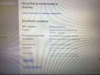 Predám Fujitsu Lifebook E 544 series - 8