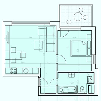 Novostavba pri Bratislave 2 iz.byt Terasa Parkovacie v cene - 8