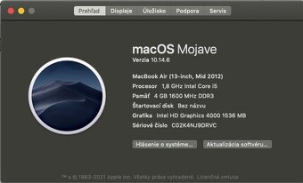 MacBook Air 13" i5 240GB SSD, 4GB ram - 8