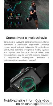 Profesionálne Smart hodinky s množstvom funkcií - nové - 8