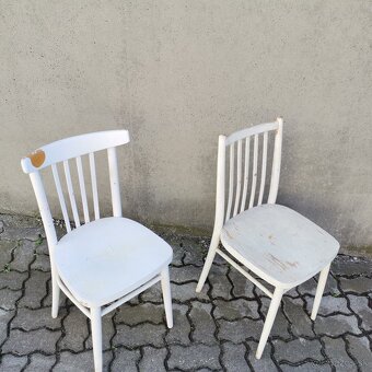 Retro stolicka THONET TON drevena Vintage vidiecka - 8