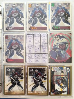 Hokejové kartičky - Patrick Roy 4 - 8
