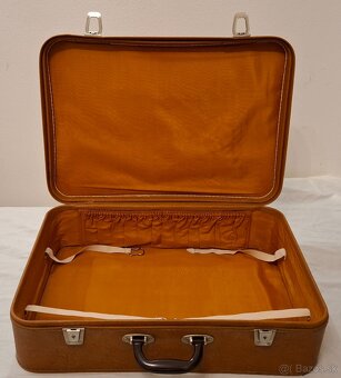 Starožitný kufor, rozmer 60 x 40 x 17 cm, originál - 8