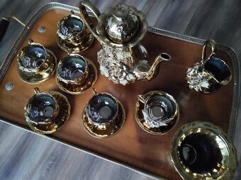 Starý kávový čajový servis porcelan - 8