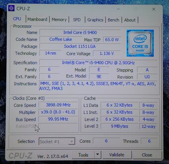 Predám Herný PC (Core i5-9400 / GTX 1660 Super / 16GB DDR4) - 8