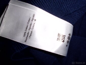 Fred Perry pánsky sveter tmavomodrý bavlna XL - 8