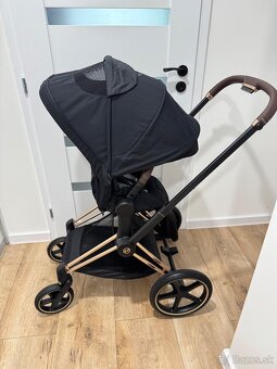 Cybex Priam 3 v 1 Sepia Black – podvozok Chrome Brown 4.0 + - 8