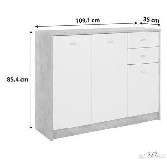Komoda + rohovy pisaci stol - 8