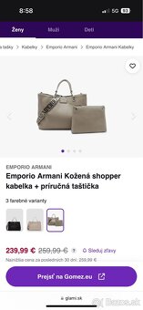 Velka taska armani original PC 270 eur ponukam za 90 - 8