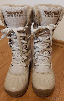 Damske kožené zimné čižmy Timberland veľ.40 - 8