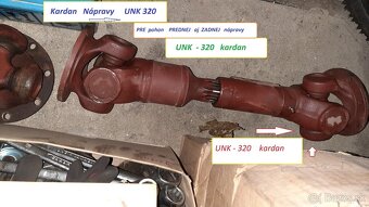 Kardany UNK320  ,LKT 120  ,UNC201 DETVAN - 8