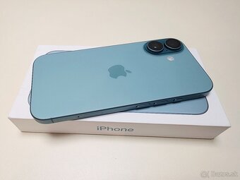 APPLE IPHONE 16 128GB TEAL TOP STAV,ZDRAVIE BATERKY 100% - 8