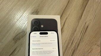 Vymenim zanovny iPhone 16 Black 128gb kupeny v Orange, obaly - 8