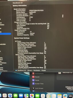 MacBook Air 13 M1 8GBRAM 256GB SSD - 8