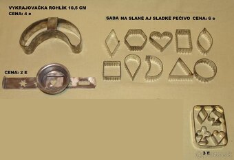 Retro FORMIČKY, VYKRAJOVAČKY, KOŠÍČKY NA VIANOČNÉ PEČENIE - 8