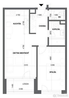 BOSEN I Moderný 2 izbový byt v projekte Cisárky, v tichom - 8