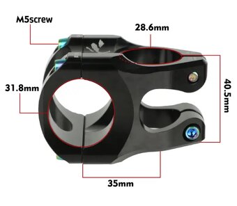 Predstavec MTB, krátky, CNC úprava, strieborný, nový - 8