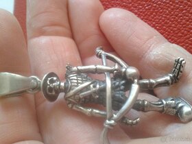 Unikátny AG privesok, striebro - 8