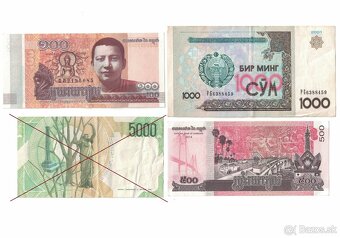 Zbierka bankoviek - rôzne po 1.5eur - 8