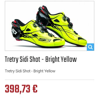 Karbónové Tretry Sidi Shot - Bright Yellow (EU44) - 8