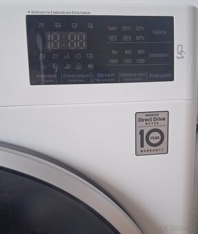 Pračka LG 1-6,5Kg Trieda A+++ -slim, usporna spredu plnena - 8