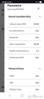 Samsung HW-B550 top stave ešte v zarukr - 8