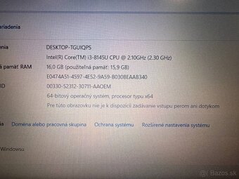 Notebook Dell Vostro 15 3580 / i3-8145U / 16GB / SSD + HDD - 8