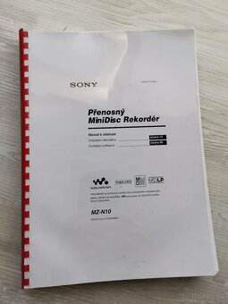 Predám Minidisc Sony MZ-N10 - 8
