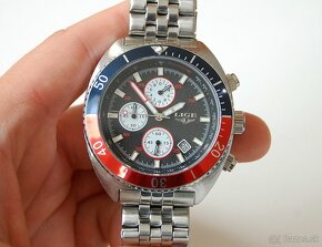 LIGE 8988 TURTLE Red-Blue - pánske luxusné hodinky - 8