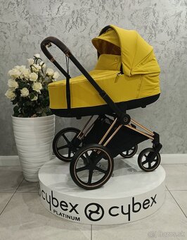 LUXUSNÁ TROJKOMBINÁCIA CYBEX ROSEGOLD PLATINUM YELLOW - 8