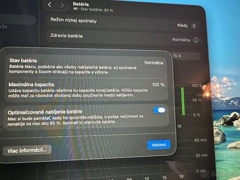 MacBook Air M1 13" 8/256 GB - 100% batéria a stav - 8