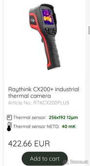 NOVA NEPOUZITA 256x192 Profi Termokamera Mileseey TR256E - 8