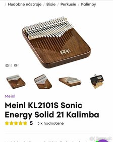 Meinl KL2101S Sonic Energy Solid 21 Kalimba - 8