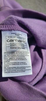 CARHARTT WIP - fialová + čierna mikina - 8